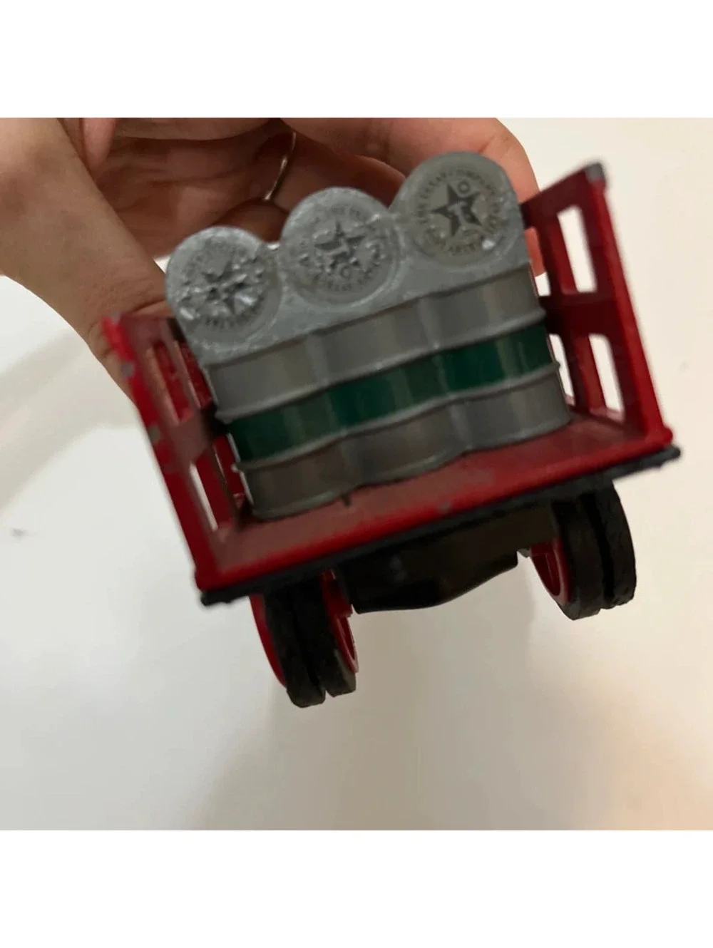 Vintage Cast Metal Texaco Stake Truck coin Bank